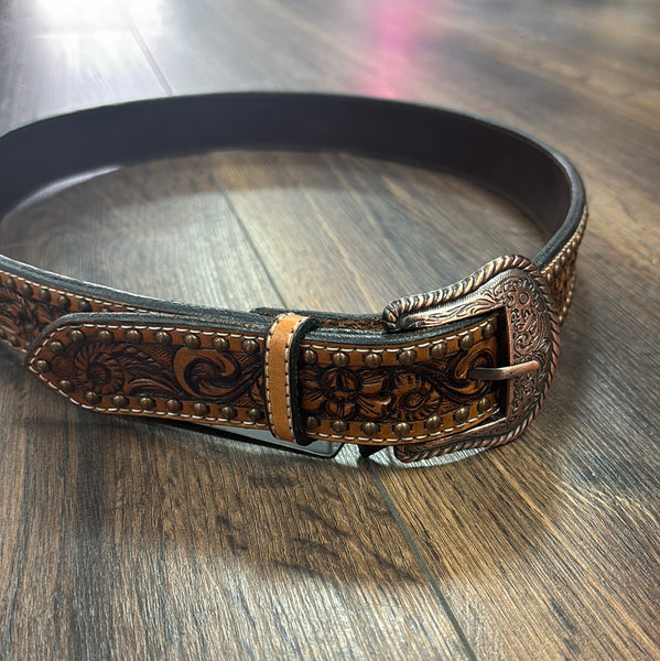 Leather Western Belt