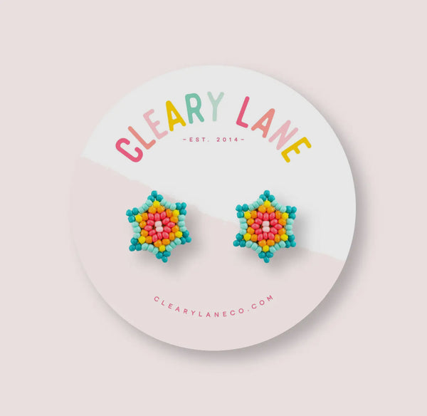 Clearly Lane Beaded Earrings