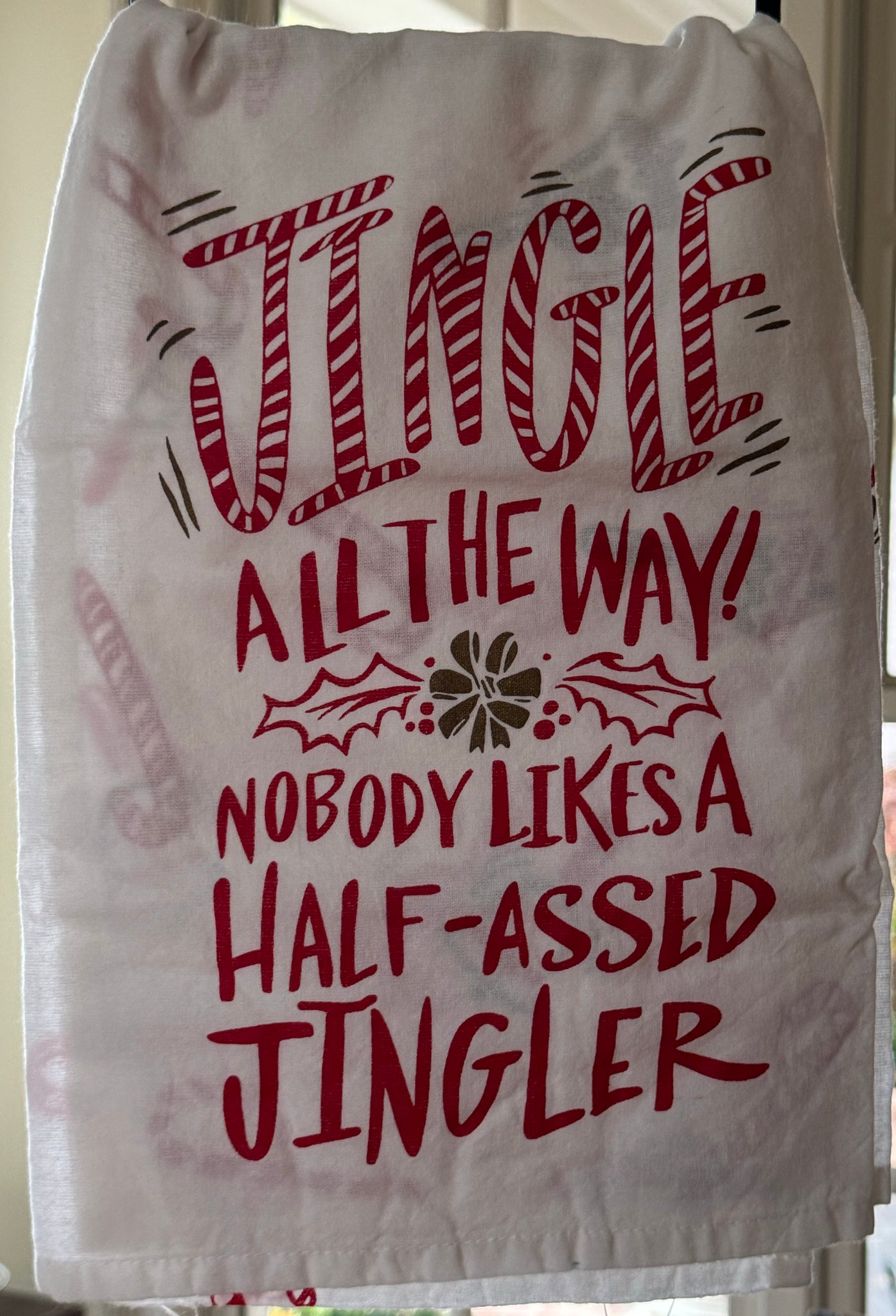 Jingle All The Way Kitchen Towel