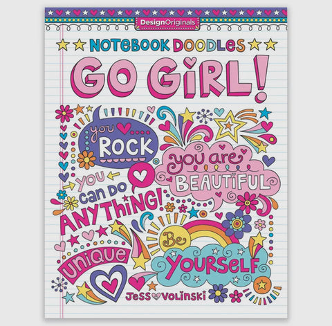 Go Girl Doodles Coloring Book