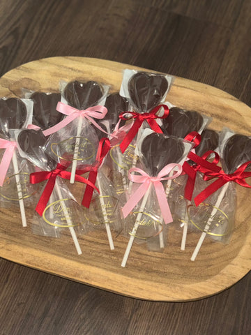 Dinstuhl's | Small Chocolate Heart Pops