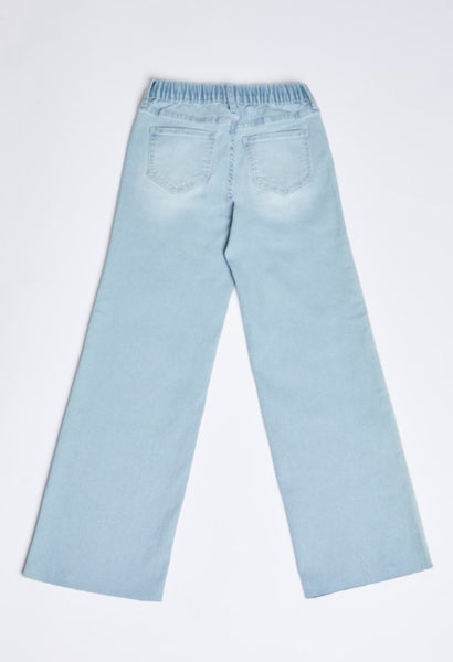 Girls Heart Wide Leg Jeans