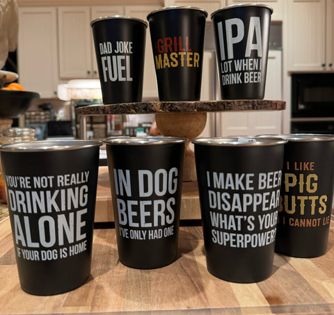 Metal Pint Drinking Cups