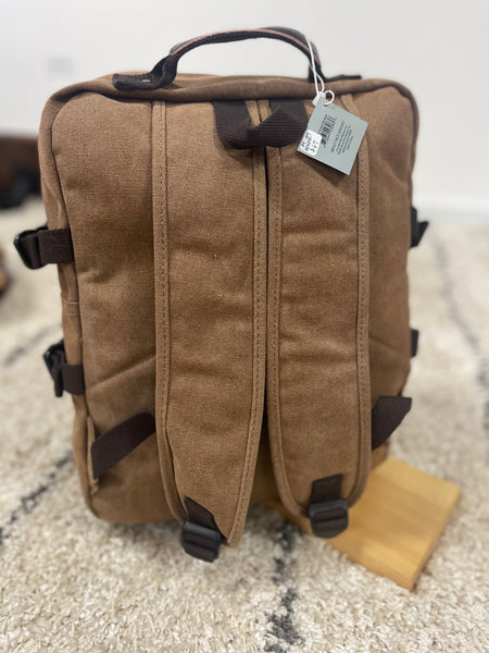 Chestnut Canvas Backpack