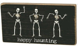 Happy Haunting Stitched Block