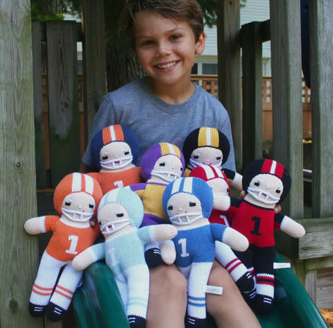 Football Player Knit Dolls