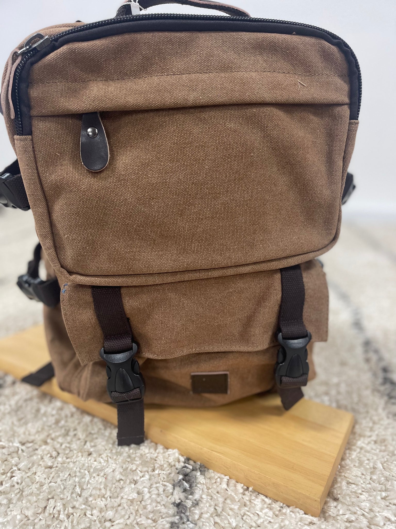 Chestnut Canvas Backpack