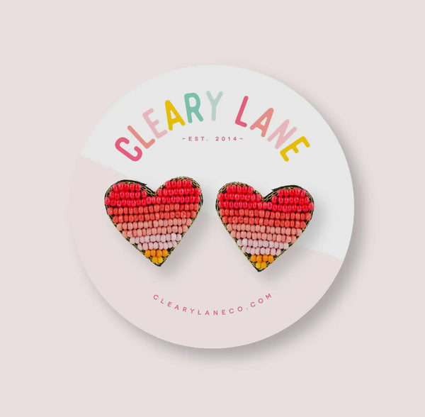 Clearly Lane Beaded Earrings