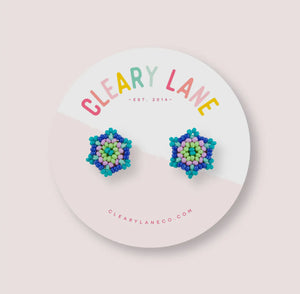 Clearly Lane Beaded Earrings