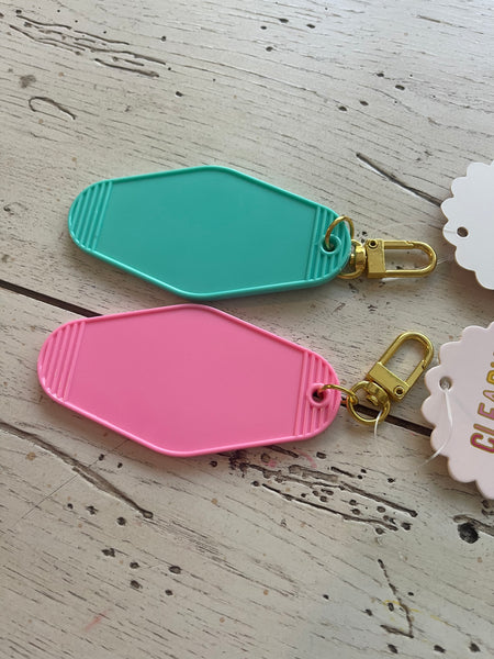 Acrylic Hotel Keychain