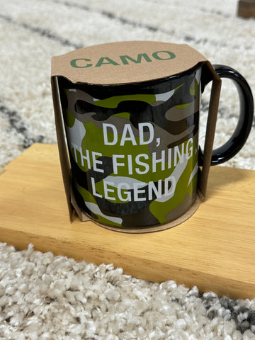 Camo ‘Dad Fishing’ Mug