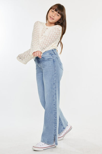 Girls KanCan Wide Leg Jeans