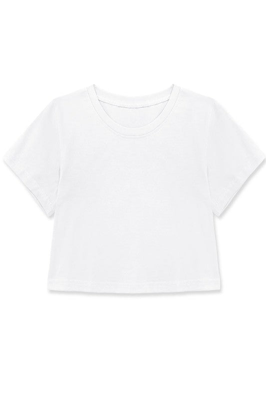 Girls Crop Boxy Tee