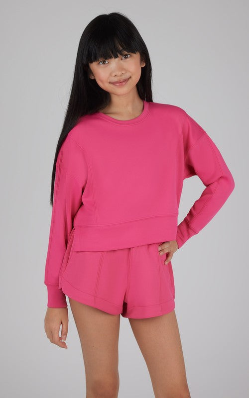 Girls Scuba Zuri Pullover and Shorts Set