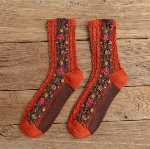 Vintage Bohemian Socks