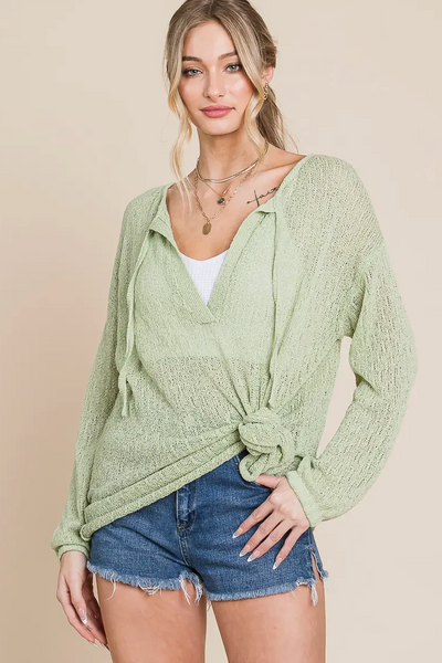 Lime Lightweight Sweater