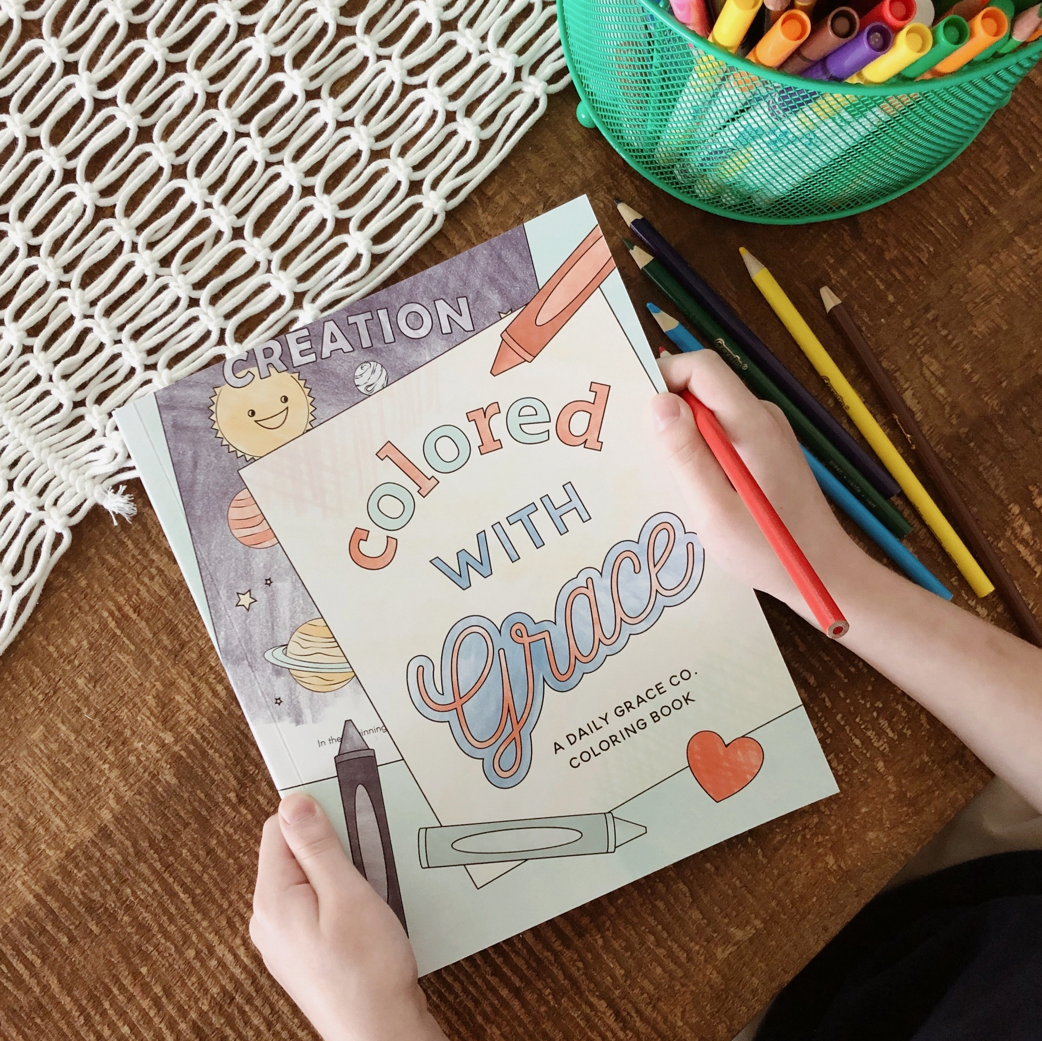 Colored with Grace Kids Coloring Book