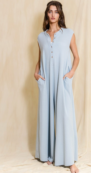 Sky Blue Jumpsuit