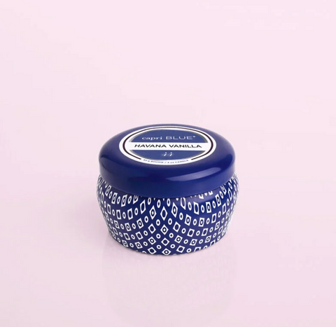 Blue Mini Tin Candle