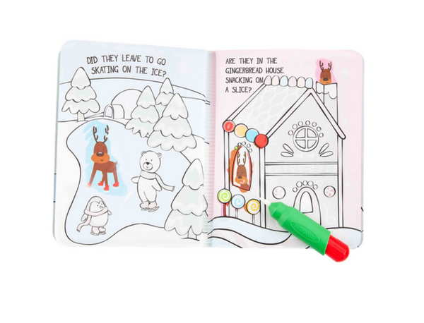 Santa's Reindeer Color Book