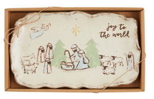 Nativity Boxed Platter