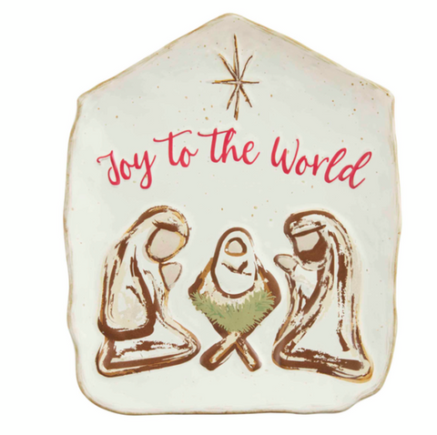 Nativity Serving Platter