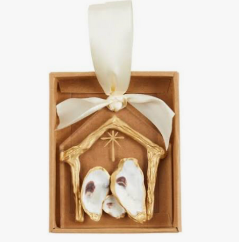 Oyster Nativity Ornament