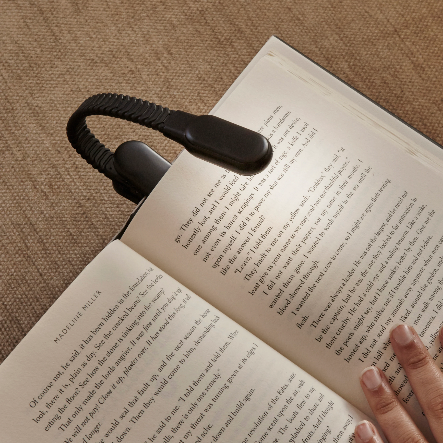 Rechargeable Booklight Black