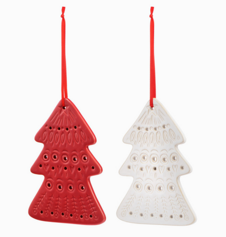 Tree Ceramic Ornaments