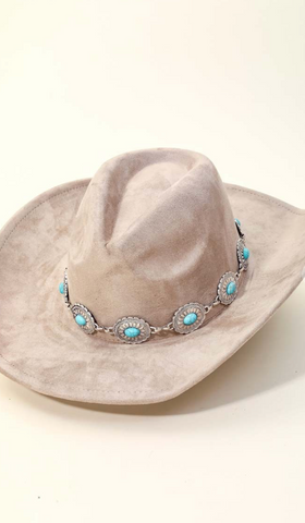 Turquoise Cowboy Hat