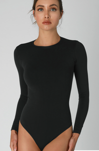 High Neck Long Sleeve Bodysuit