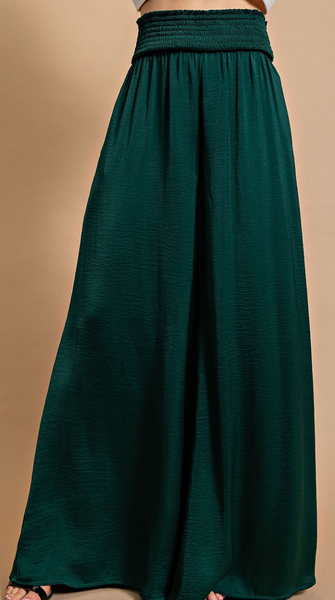 Satin Wide Leg Pants