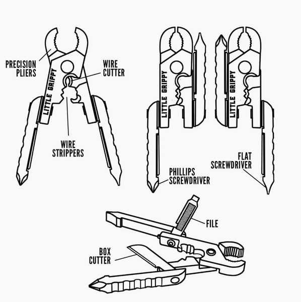 Little Grippy | Pliers Multi-Tool