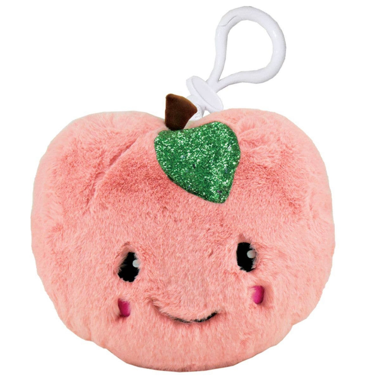 Furry Peach Scented Keychain